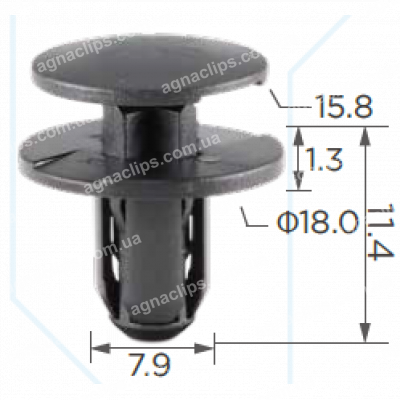 C 3366 Кліпса Infiniti Jeep Nissan Chrysler Dodge 6509960AA 015532DR9A