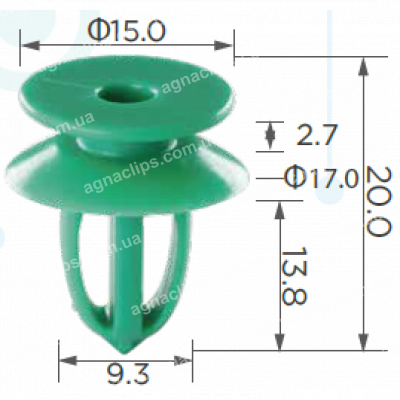 C 3382 Кліпса GM Chevrolet Opel Cadillac Saab 13252119