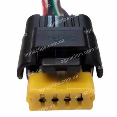 RP493 Роз'єм 4-контактний аналог RP 221 зі зміщеними напрямними