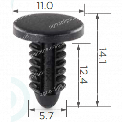 C 3331 Кліпса Mercedes A0029973386