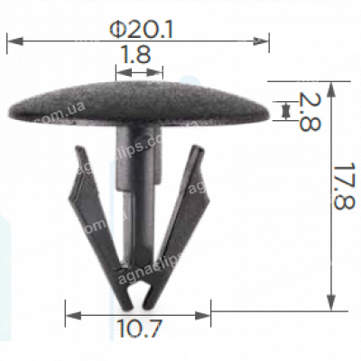 C 3344 Кліпса GM 11546805