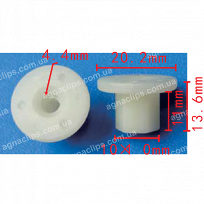 C 3349 Гайка GM 11547637 захист днища та кріплення переднього дефлектора