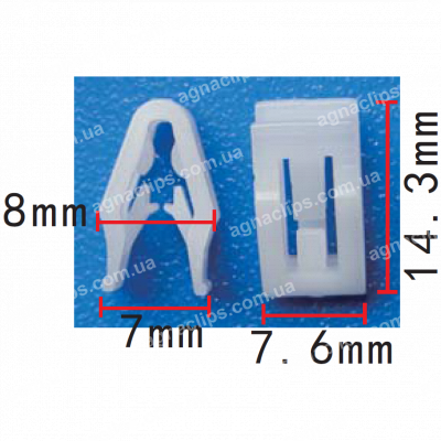 C 3439 Кліпса Range Rover панелі приладів H=14.3