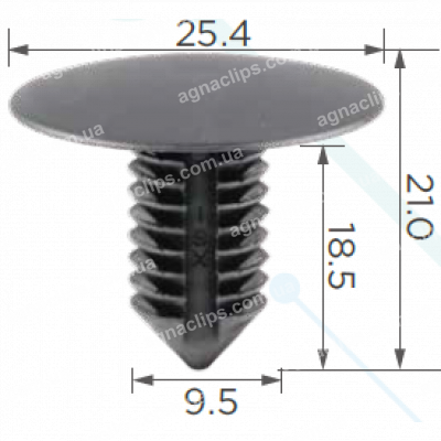 C 3343 Кліпса GM Chevrolet Buick Cadillac Hummer GMC Oldsmobile Pontiac 24501057