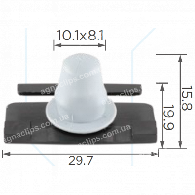 C 3365 Кліпса для Mercedes A0129885078 0129885078 A0119885878 0119885878