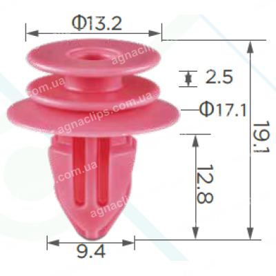 C3377 Кліпса Mercedes A0009918998 0009918998