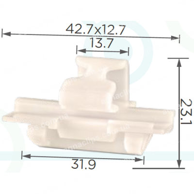 C3386 Кліпса Mercedes A2059910071 2059910071 поріг