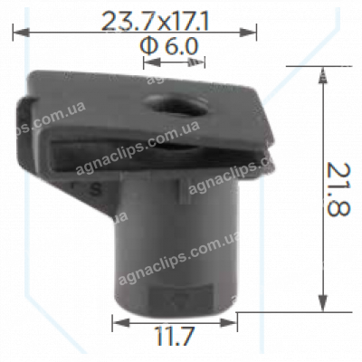 C 3390 Кліпса Mercedes A0009903262 0009903262 бампера