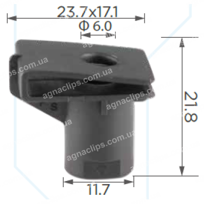 C 3390 Кліпса Mercedes A0009903262 0009903262 бампера