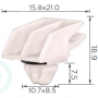 C3430 Кліпса Mercedes A0009914471 0009914471 поріг