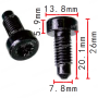 H 2251 Гвинт M8x20 VW Seat Skoda N90931602