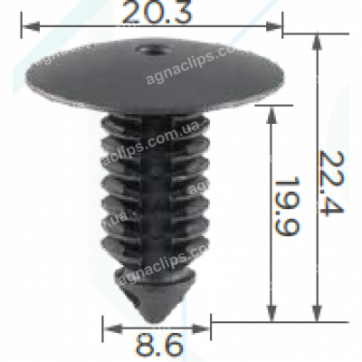 C 3400 Кліпса Chrysler Dodge 4860379AA