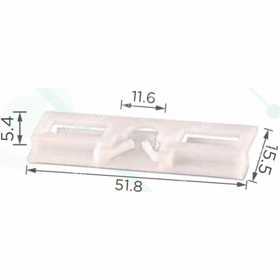 C 3413 Кліпса Toyota Lexus 7554860021 кріплення лобового скла