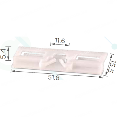 C 3413 Кліпса Toyota Lexus 7554860021 кріплення лобового скла
