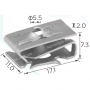 H 2203 Скоба 17x11 VW Audi Seat Skoda N90959101