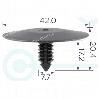 C 3447 Кліпса GM Chevrolet Cadillac GMC Oldsmobile Pontiac 20064875
