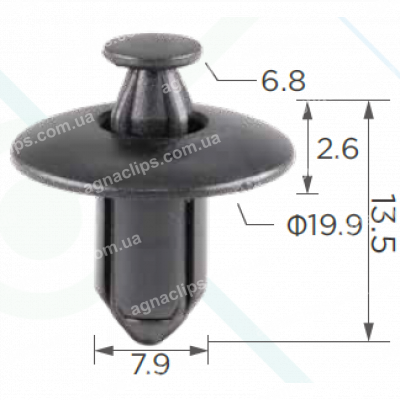 C 3457 Кліпса Nissan 0155309431