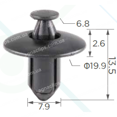 C3457 Кліпса Nissan 0155309431
