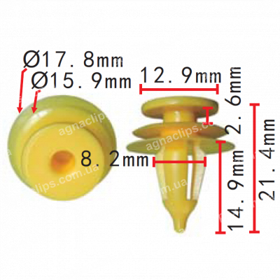 C 3494 Кліпса Jeep Chrysler Dodge 6504014 6502907 обшивка дверей