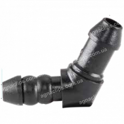 C 3412 З'єднувач кутовий 120 град. d=6.2мм