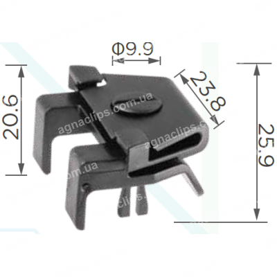C 3448 Кліпса Toyota Lexus 5387930050 4774950090 підкрилки