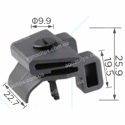 C 3449 Кліпса Toyota Lexus 5387906100 4774950090 кріплення бампера