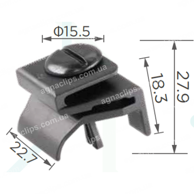C3450 Кліпса Toyota Lexus 5387958010 4774958010 кріплення переднього бампера
