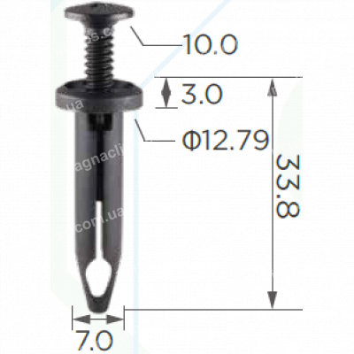 C 3474 Кліпса Ford GM Chrysler 7мм 10195515 N805026S 4696488 6503163