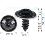 H 2287 Саморіз 4.1x10 VW Audi Seat Skoda WHT005348