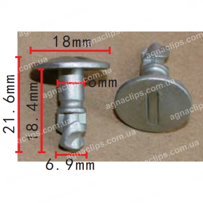H 2302 Гвинт 6.9x18.4 Audi VW Skoda 8D0805121