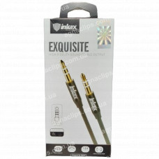 Кабель AUX Inkax AL-06 black 3.5 to 3.5