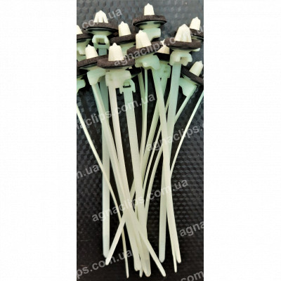 Стяжки 4,6x163 mm з монтажною головкою Hellerman Tyton 126-0065 DE