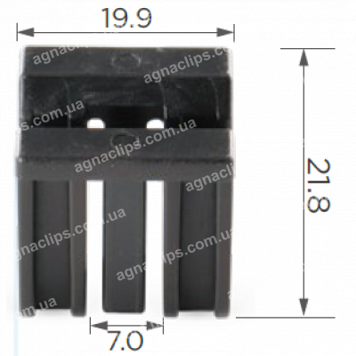 C 1630 Кліпса Nissan 66820ED000