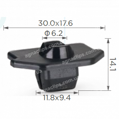 C 1649 Тримач переднього бампера Toyota 5253550060 / 525350E010