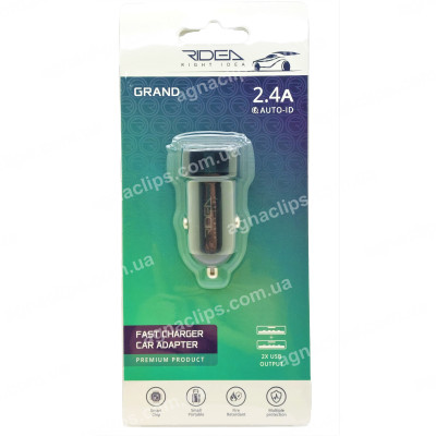 АЗУ Ridea RCC-21012 Grand 2USB 2.4 A