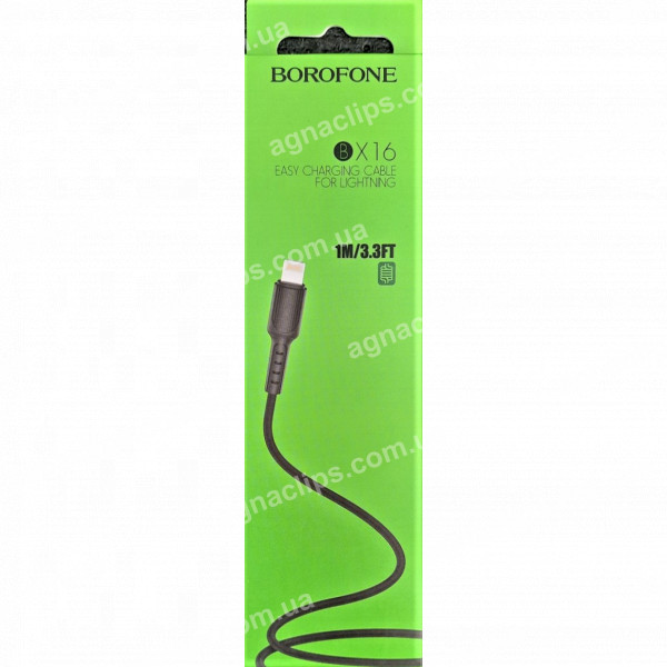 Кабель Borofone BX16 Easy Lighting чорний