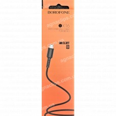 Кабель Borofone BX16 Easy Micro-USB black/white