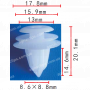 C 391 gre Кліпса Toyota Mitsubishi Lexus Honda Kia Citroen Daihatsu GM Mazda Peugeot Subaru Suzuki Scion 9046710161 6777135010 9046708179 9046709203 94858299