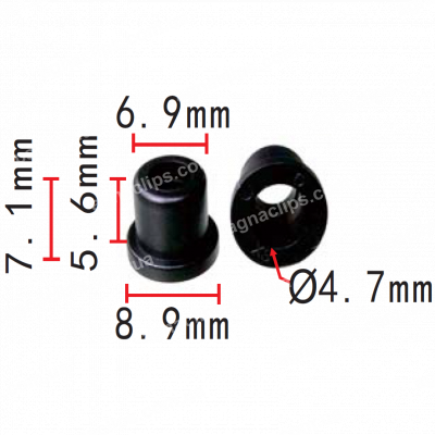 C 3254 Кліпса кріплення емблем BMW 51141807495