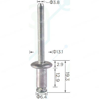 H 2030 Заклепка 6.3x16.3 GM Chrysler Ford 9436175 6031115 385189S100