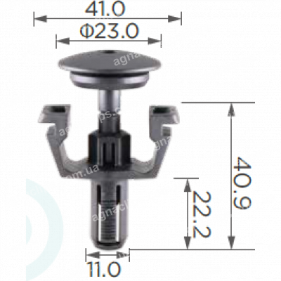 C 3389 Кліпса Mercedes A0009912195