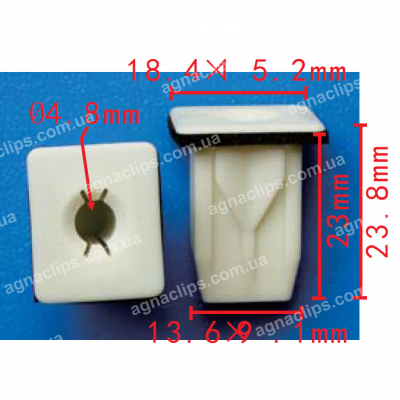 C 3443 Кліпса Opel Chevrolet 25704358 номерний знак, бампер