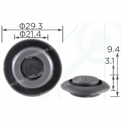 C 3460 Заглушка Ø 19мм Honda 90820SNA003 отворів підлоги