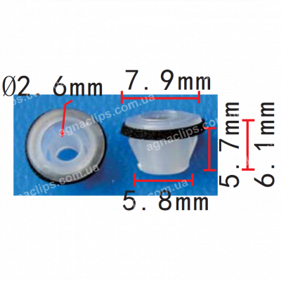 C 3461 Втулка Mazda LA0151958 кріплення емблем