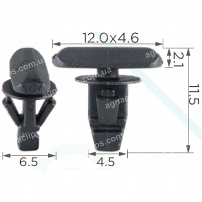 C 3463 Кліпса Honda Acura 90565TZ5003