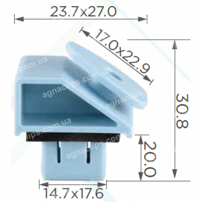 C 3464 Honda 90650T2A003 кріплення ліхтарів