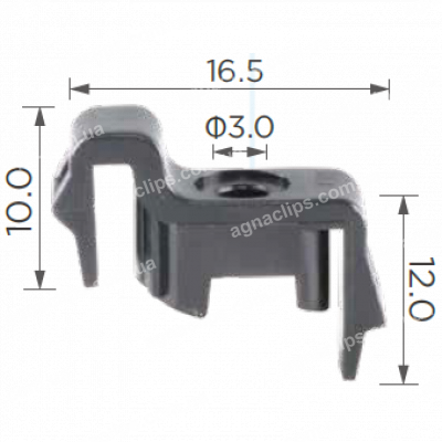 C 3465 Honda 33152TLAA01 кріплення фар