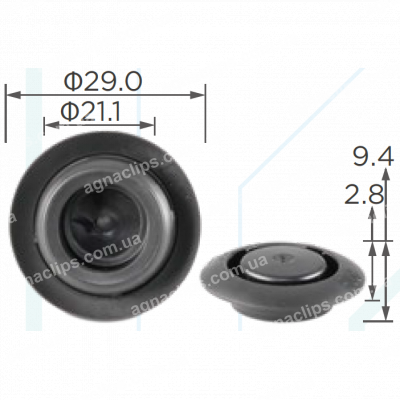 C 3468 Заглушка Ø 19мм Honda 9555120000 кузова