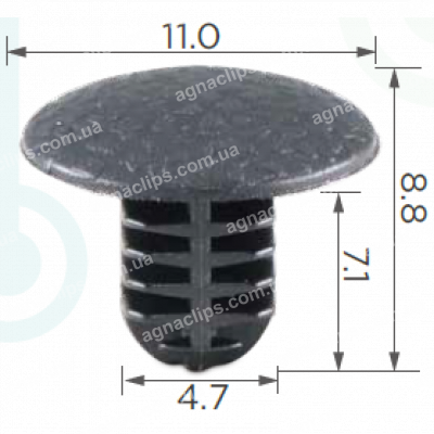 C 3475 Кліпса Honda Acura 90689SB0013
