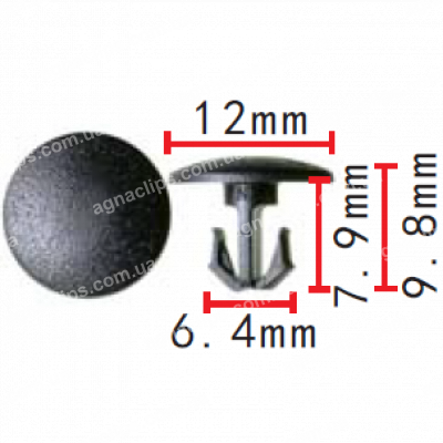 C 3477 Кліпса Honda Acura 90603TZ3A01